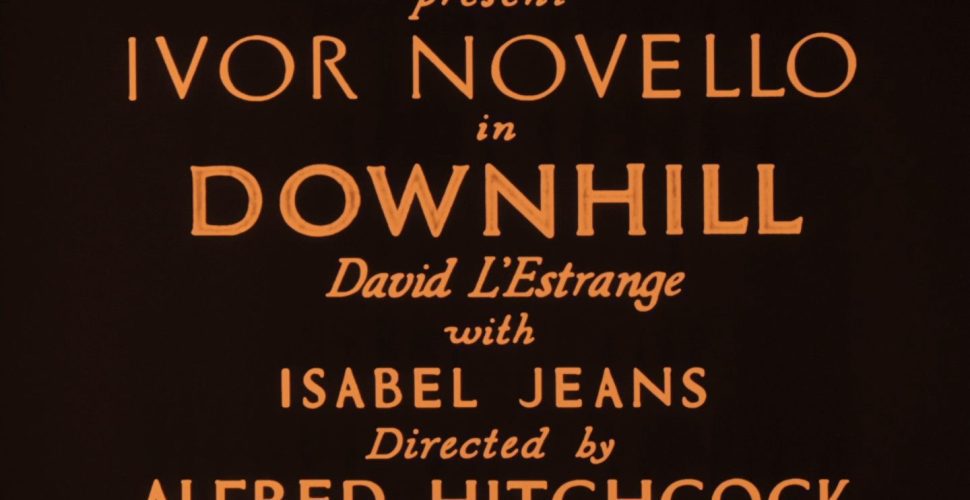 Downhill (1927)